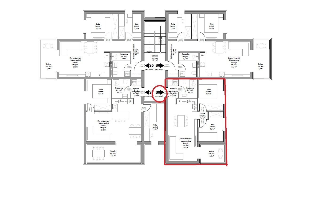 678294 - Wohnung in Vodice