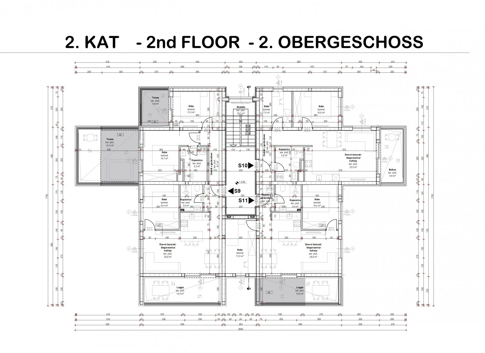 312677 - Wohnung in Vodice