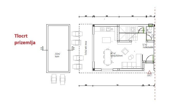 672447 - Villa in Tisno
