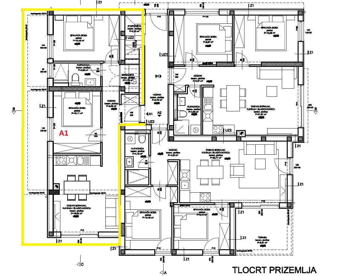 613839 - Wohnung in Vodice