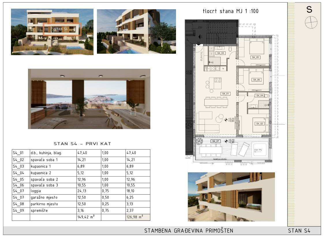 526133 - Wohnung in Primošten
