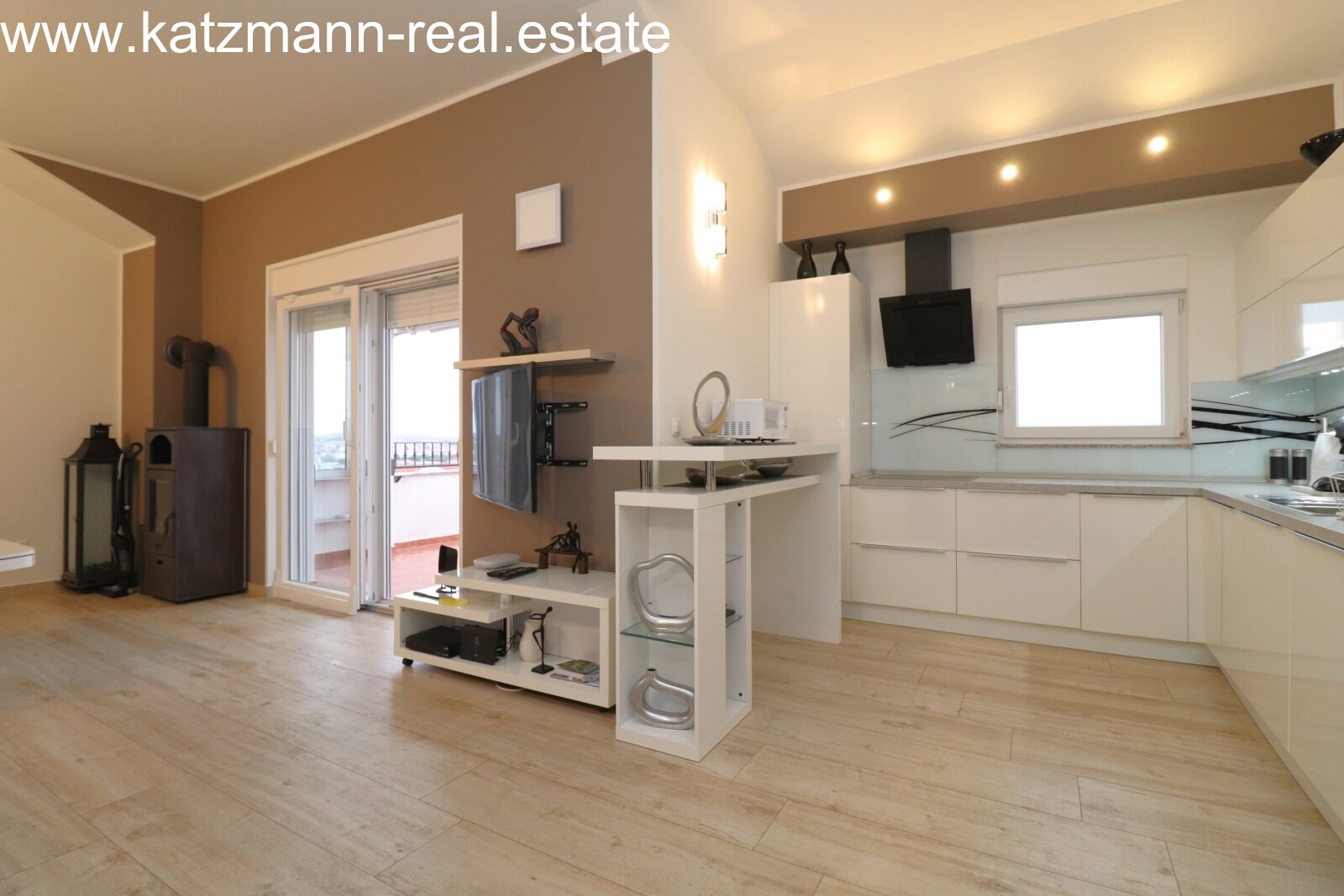 Möblierte Wohnung mit Meerblick und großer Terrasse - Vodice