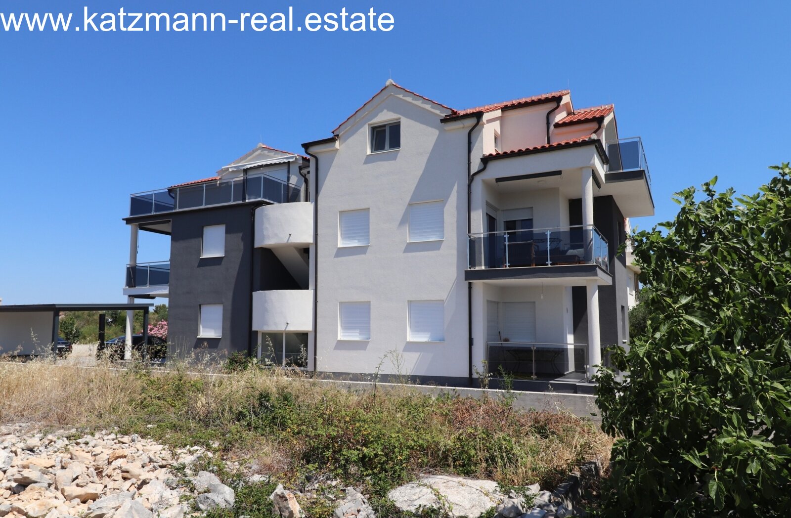 Möblierte Neubau-Wohnung mit Meerblick - Srima, Vodice