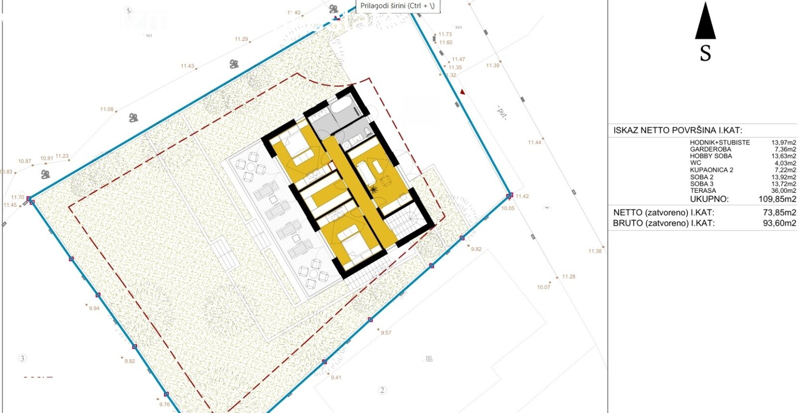 Baugrundstück mit Baugenehmigungsverfahren - Tribunj