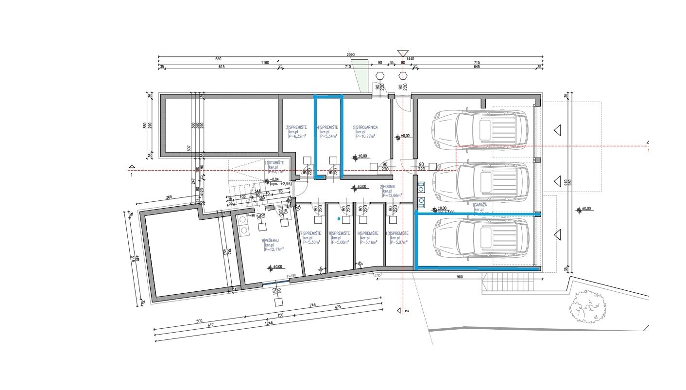 Neubau-Wohnung in erster Meereslage mit Panoramablick - Betina, Tisno