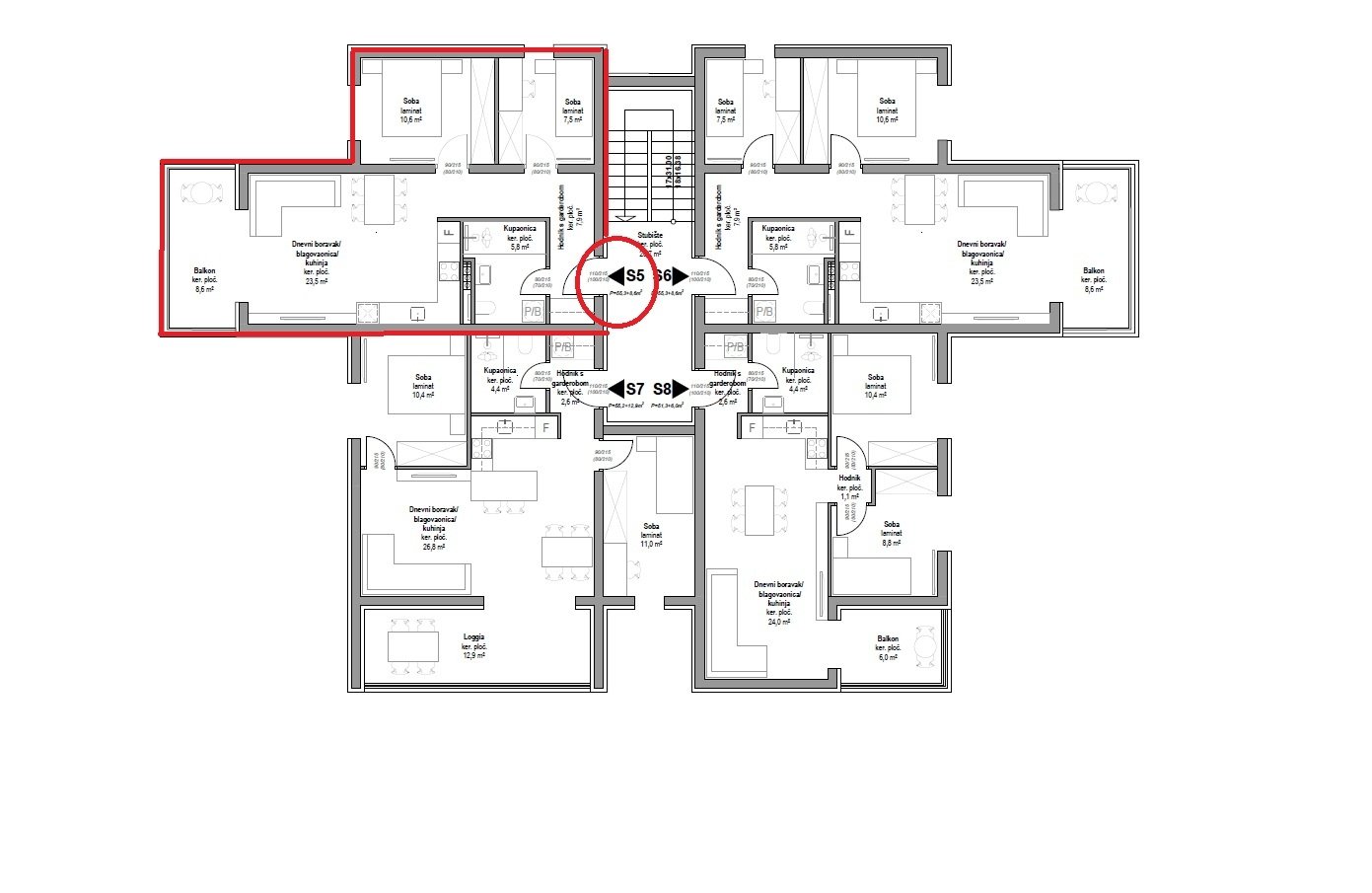 678289 - Wohnung in Vodice