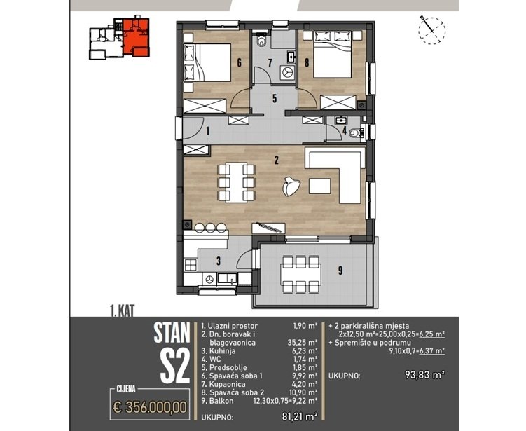 302364 - Wohnung in Šibenik - Okolica