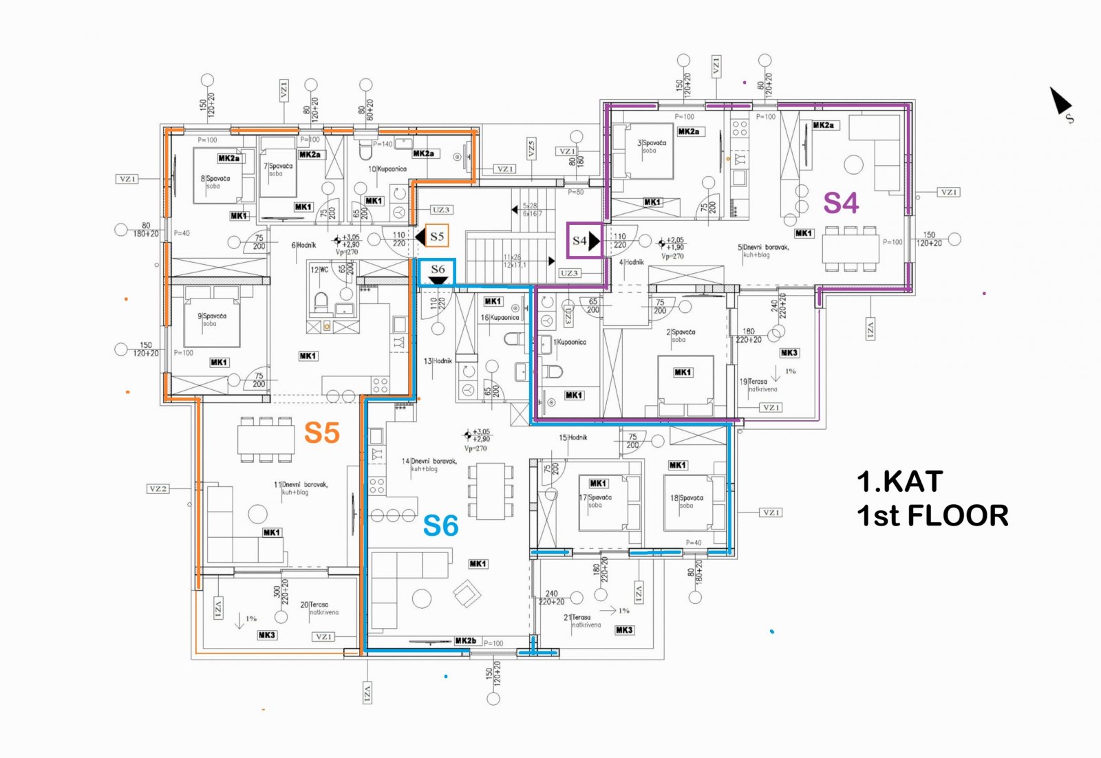 301434 - Wohnung in Vodice