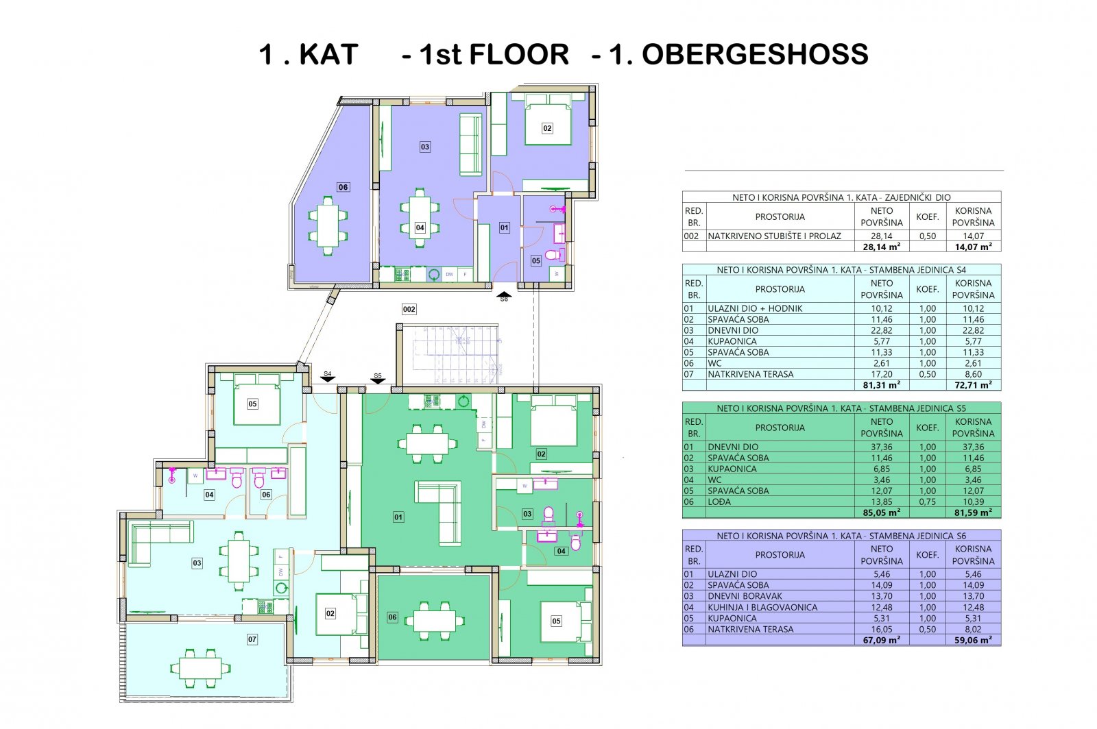 314864 - Wohnung in Vodice