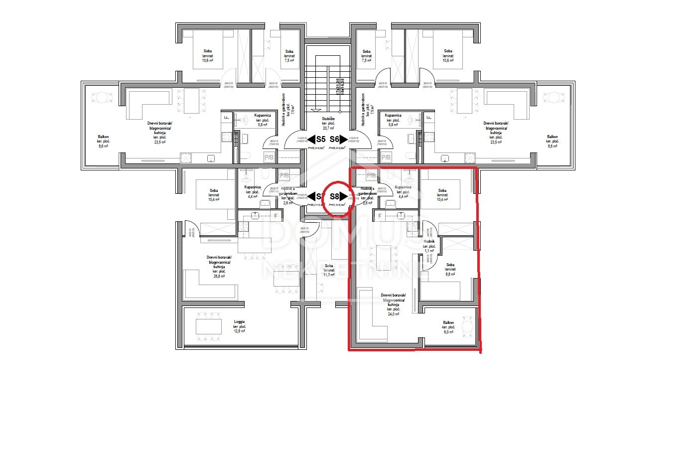678294 - Wohnung in Vodice