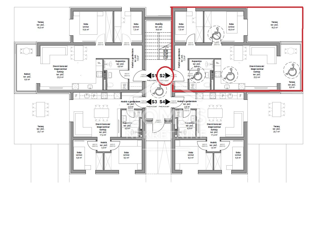 678284 - Wohnung in Vodice