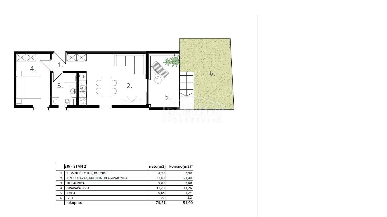 639809 - Wohnung in Vodice