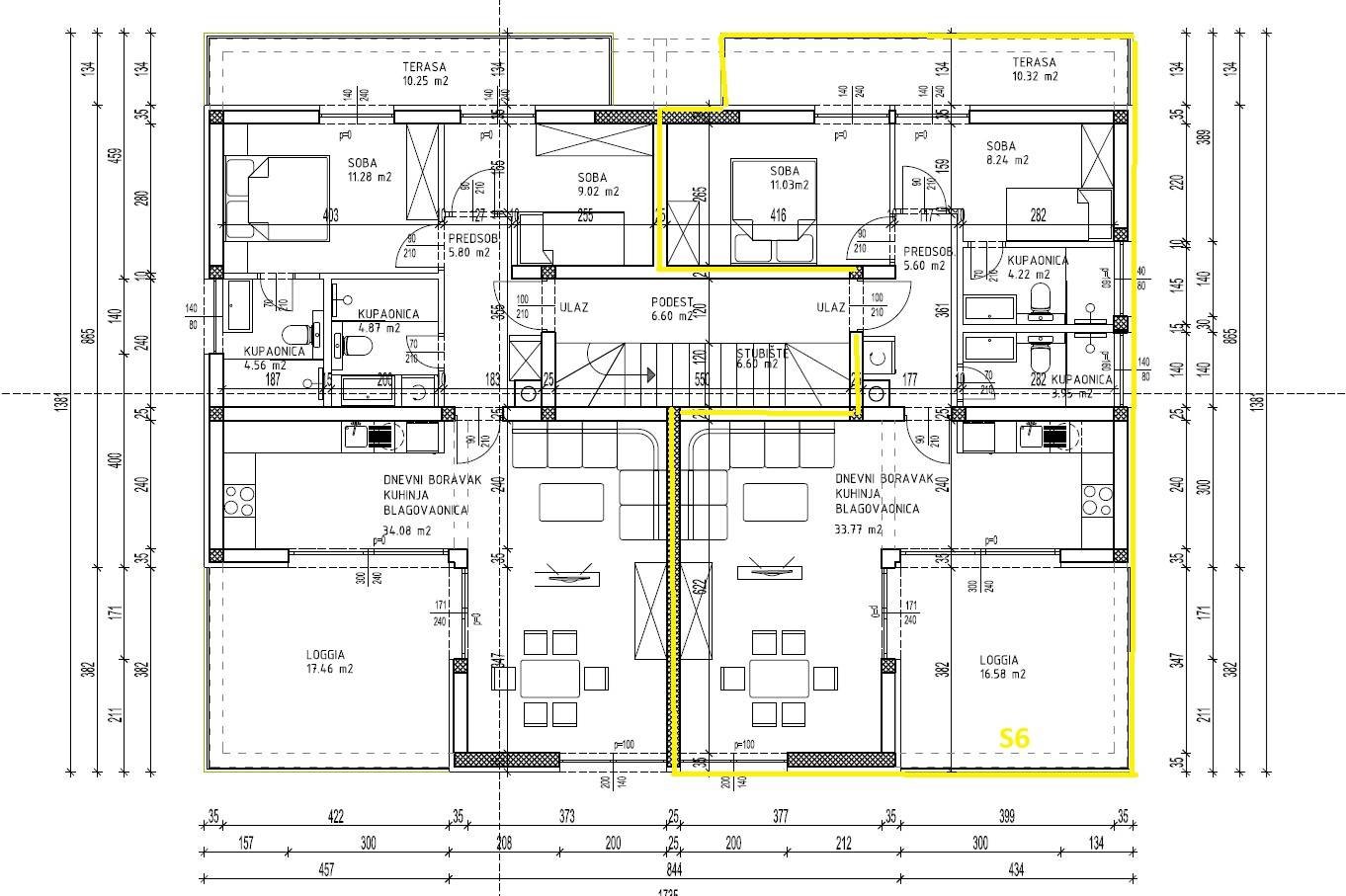 653458 - Wohnung in Pakoštane