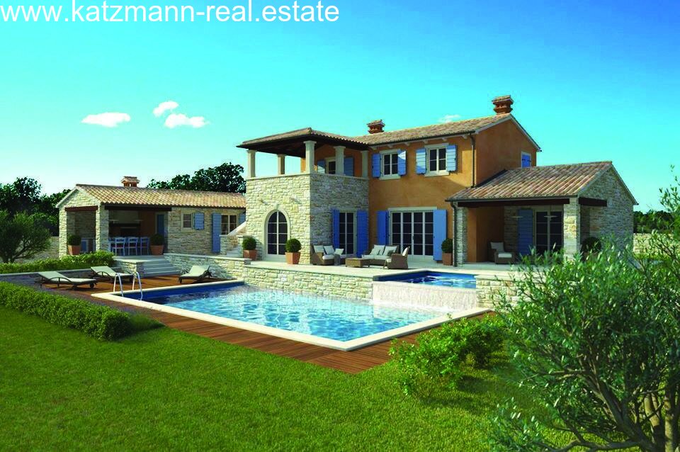 Neubauprojekt: Eleganz trifft großzügigen Komfort – Charmantes 7-Zimmer-Haus mit privatem Pool in Umag oder auf der gesamten Insel Istrien
