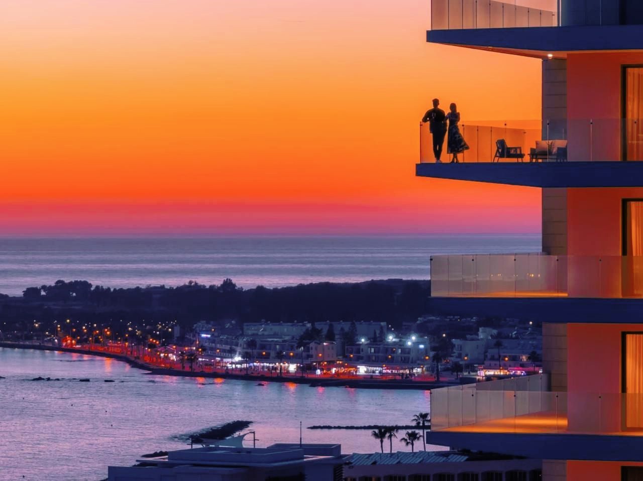 For Sale New Ready for Delivery 3 Bedroom Luxury Apartment at the Exclusive Waterfront Living in the Heart Of Kato Pafos City. The Apartment is on the