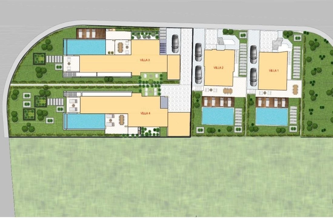An exclusive development of 4 luxurious villas offering excellent investment potential.
Villa No: 3
Optional semi-basement area of up to basemen