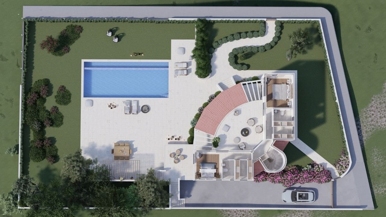 Unique Sea Front Villa with high specifications and standards under full Renovation.
A spacious 5-bedroom property for sale with 397 sqm of covered