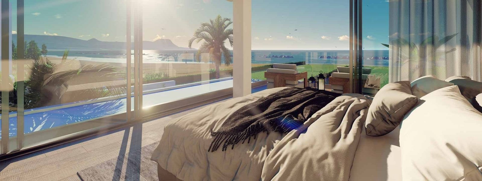 Beachfront Villas are modern residences located on the sandy beaches of Latchi in Polis Chrysochous. The development consists of 5 modern 4-bedroom vi