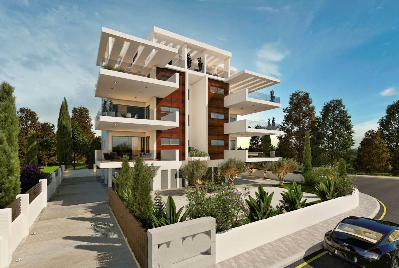 NEW Undercostruction high-end residential project rising in Universal area in Paphos.
For Sale New FIRST FLOOR APARTMENT
this luxurious Project of