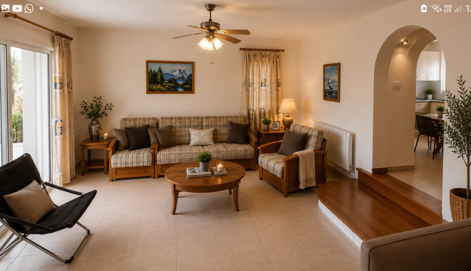 For sale: Detached villa in the popular area of Kato Paphos - Universal. This well-maintained resale property offers a generous internal space of 138