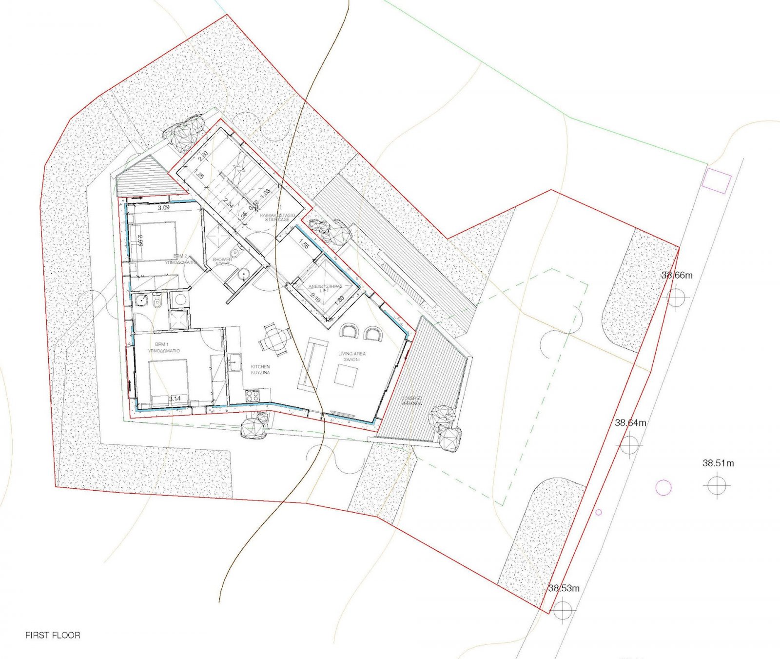 For sale is a modern, key-ready apartment offering 80 square meters of comfortable living space. This well-designed home features two spacious bedroom
