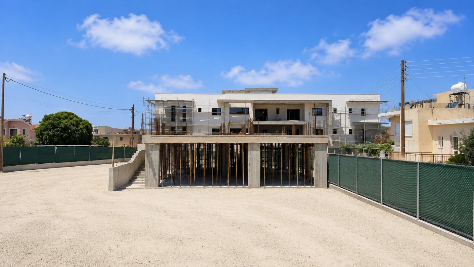 An exceptional opportunity to purchase a brand-new luxury duplex apartment for sale in Chloraka, Paphos, currently under construction with estimated c