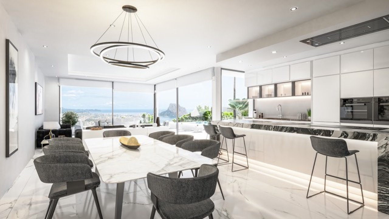 Exklusive Panorama-Wohnung mit atemberaubender Fernsicht und modernster Küchenarchitektur Exklusive Panorama-Wohnung mit atemberaubender Fernsicht und modernster Küchenarchitektur