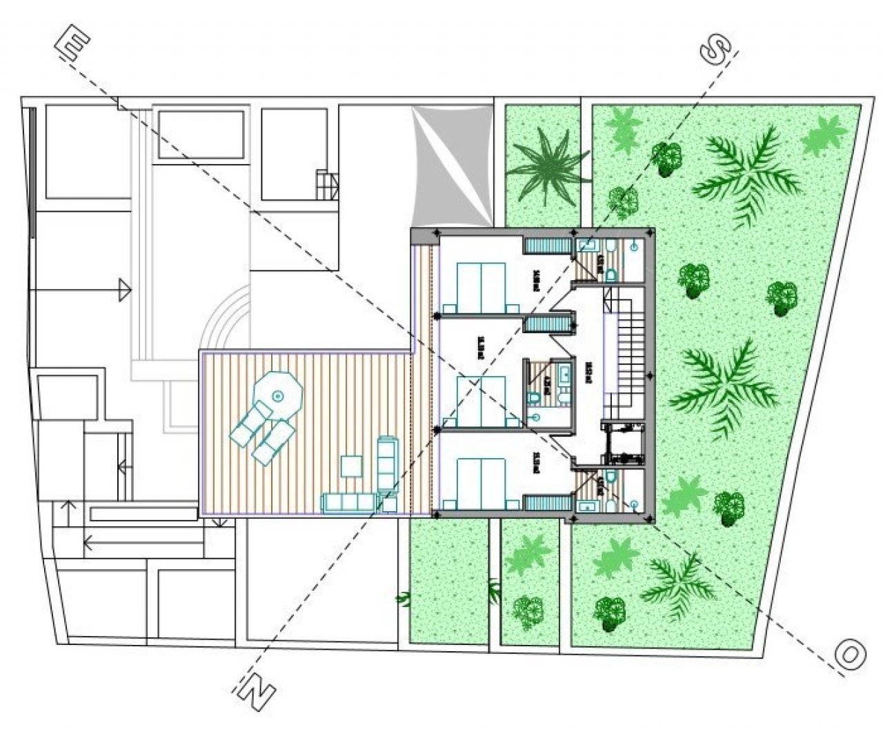Intelligente Raumaufteilung: Architektonisch durchdachter Grundriss mit optimaler Licht- und Gartenanbindung Intelligente Raumaufteilung: Architektonisch durchdachter Grundriss mit optimaler Licht- und Gartenanbindung