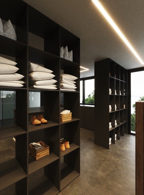 Luxuriöser Designerschrank mit intelligenter Raumaufteilung und integrierter Beleuchtung - Maximale Stauraum-Effizienz garantiert! Luxuriöser Designerschrank mit intelligenter Raumaufteilung und integrierter Beleuchtung - Maximale Stauraum-Effizienz garantiert!