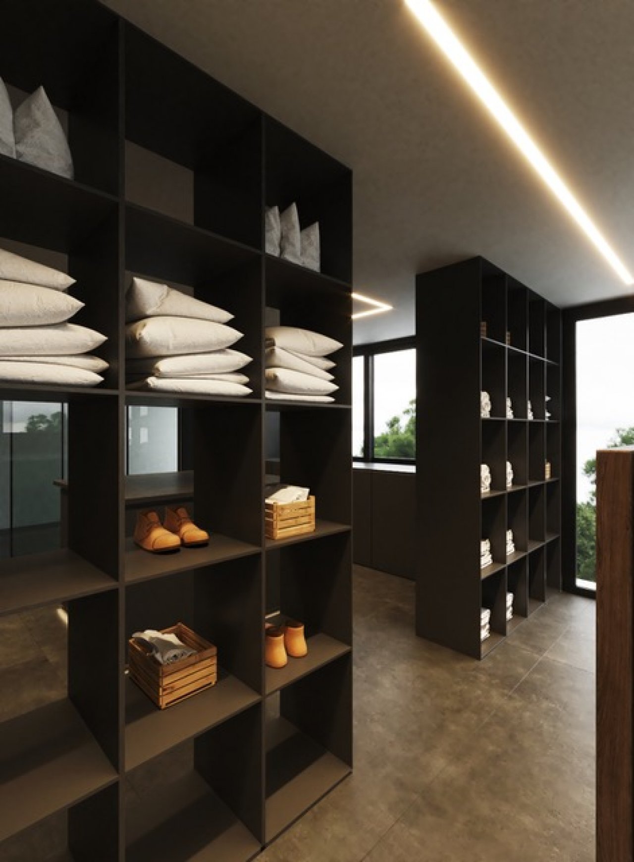 Luxuriöser Designerschrank mit intelligenter Raumaufteilung und integrierter Beleuchtung - Maximale Stauraum-Effizienz garantiert!