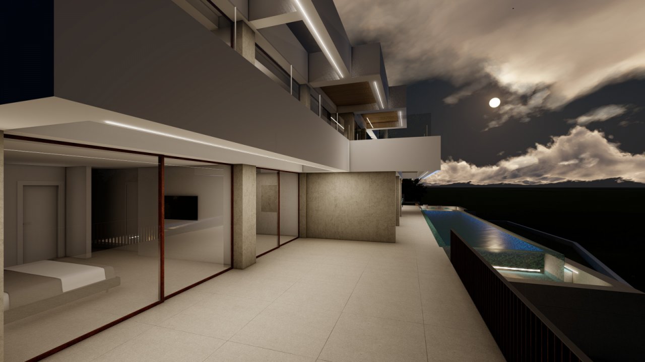 Architektur-Highlight: Exklusive Designervilla mit spektakulärem Infinity-Pool und lichtdurchfluteten Glasfassaden Architektur-Highlight: Exklusive Designervilla mit spektakulärem Infinity-Pool und lichtdurchfluteten Glasfassaden
