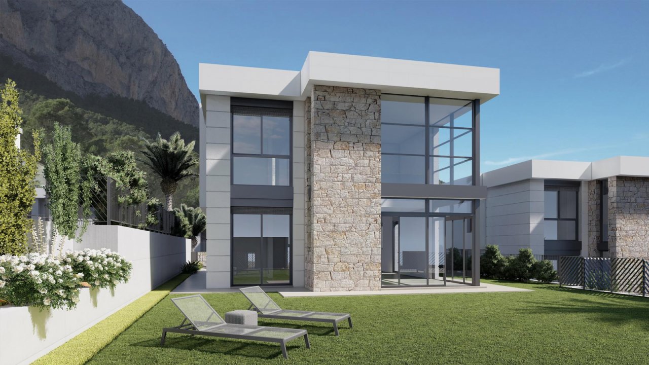 Modernes Architektur-Highlight: Designervilla mit Naturstein und Panoramaverglasung - Einzigartiges Wohnen zwischen Bergkulisse und zeitgemäßer Architektur Modernes Architektur-Highlight: Designervilla mit Naturstein und Panoramaverglasung - Einzigartiges Wohnen zwischen Bergkulisse und zeitgemäßer Architektur