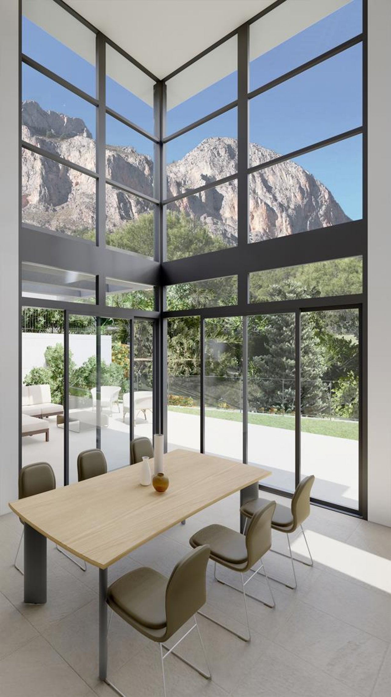 Panorama-Glasfront: Grenzenlose Weite trifft architektonische Präzision - Wohnen mit atemberaubender Bergkulisse! Panorama-Glasfront: Grenzenlose Weite trifft architektonische Präzision - Wohnen mit atemberaubender Bergkulisse!
