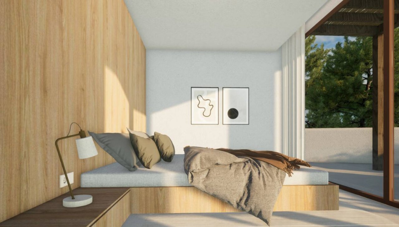Lichtdurchflutetes Schlafzimmer mit nahtlosem Übergang zur Naturterrasse - Wohnkomfort auf höchstem Niveau! Lichtdurchflutetes Schlafzimmer mit nahtlosem Übergang zur Naturterrasse - Wohnkomfort auf höchstem Niveau!