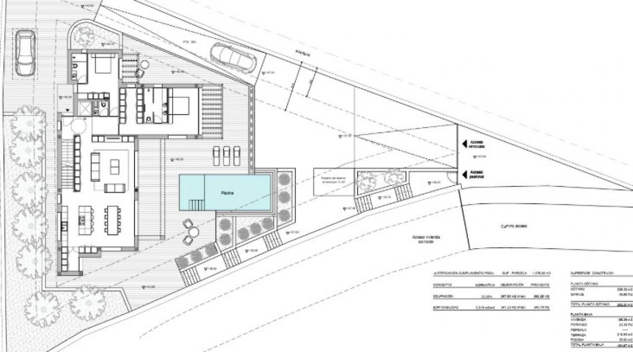Intelligente Raumaufteilung: Architektonisch durchdachter Grundriss mit perfekter Zonierung und integriertem Pool Intelligente Raumaufteilung: Architektonisch durchdachter Grundriss mit perfekter Zonierung und integriertem Pool