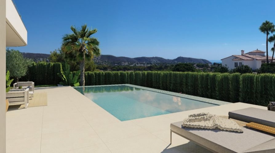 Exklusive Pooloase mit Panoramablick - Moderne Architektur trifft mediterrane Berglandschaft Exklusive Pooloase mit Panoramablick - Moderne Architektur trifft mediterrane Berglandschaft