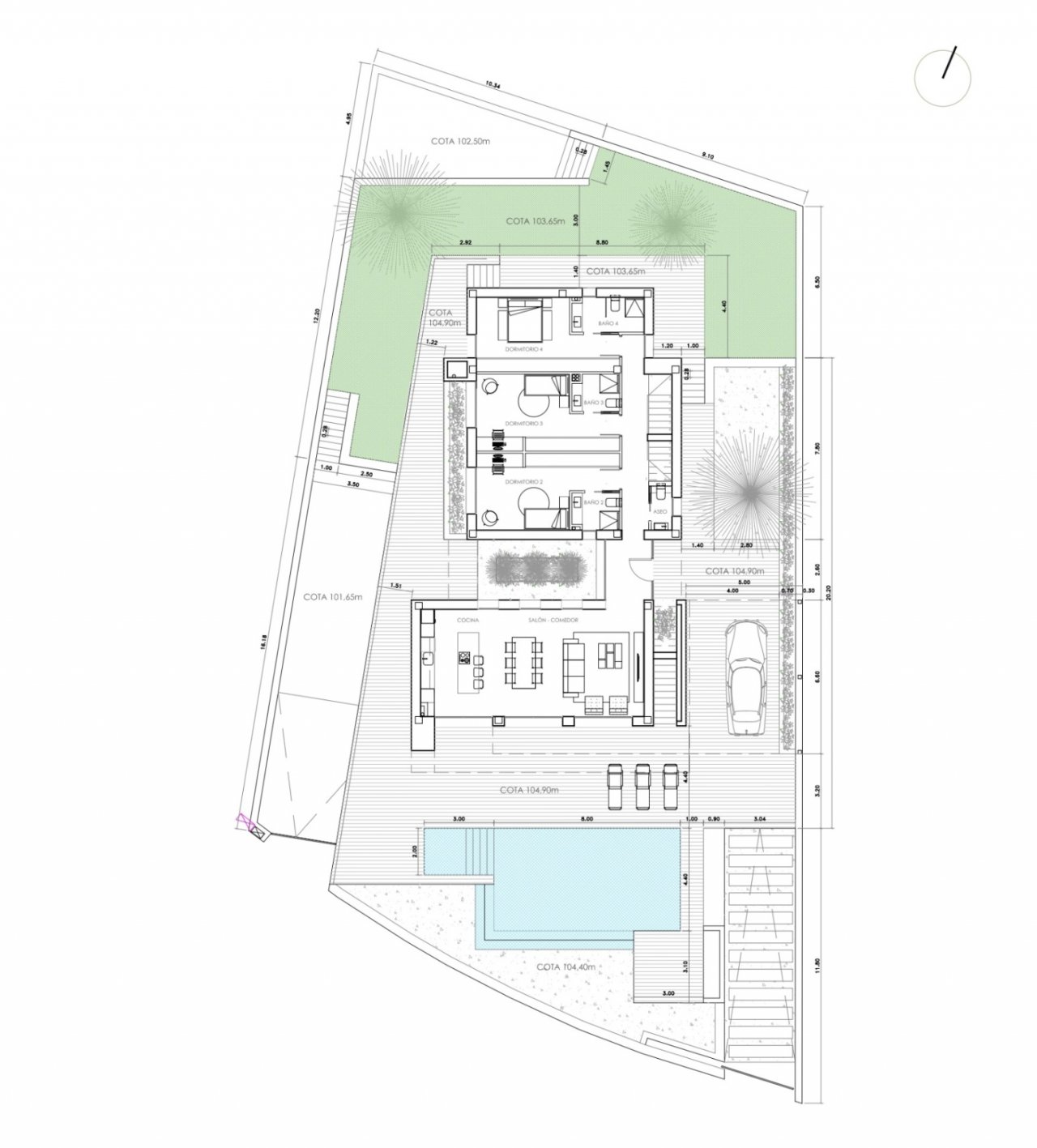 Intelligente Raumaufteilung: Architektonisch durchdachter Grundriss mit optimaler Zonierung und harmonischer Flächennutzung Intelligente Raumaufteilung: Architektonisch durchdachter Grundriss mit optimaler Zonierung und harmonischer Flächennutzung