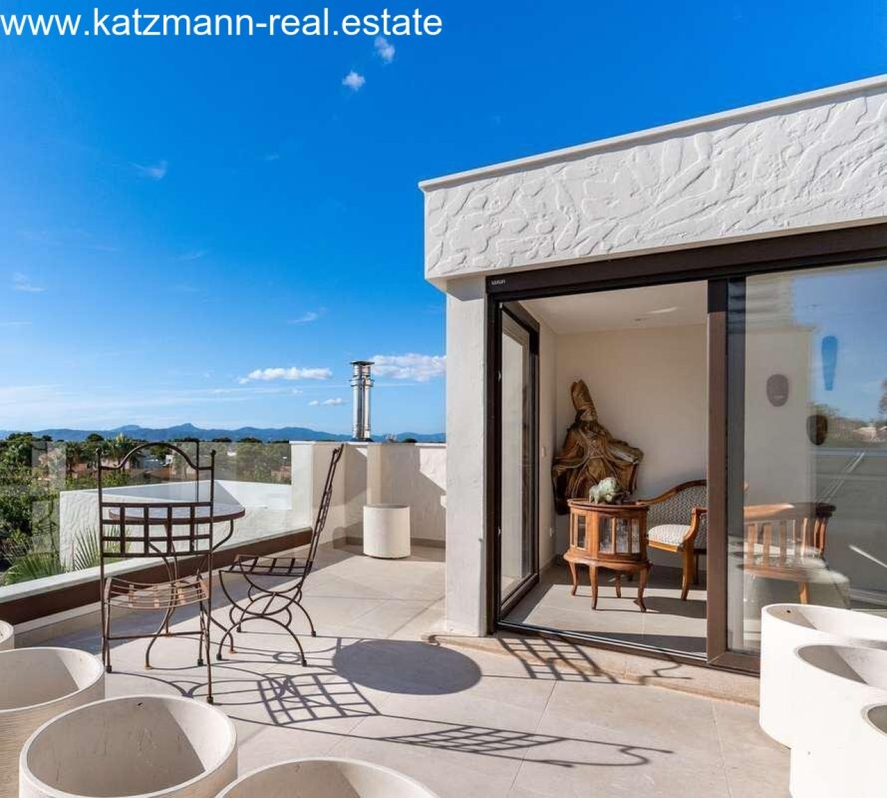 Exklusive Dachterrasse mit Panoramablick 