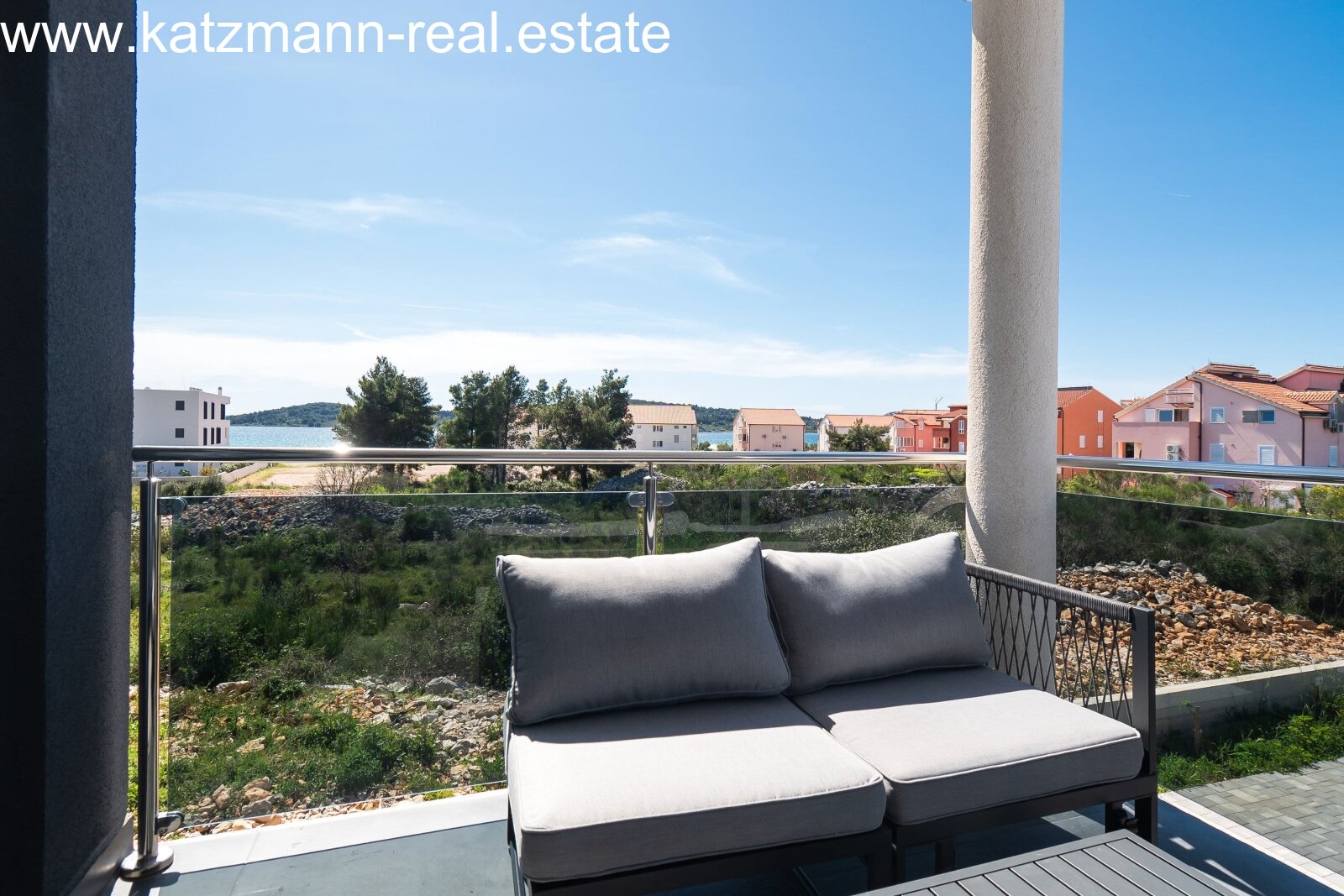 Möblierte Neubau-Wohnung mit Meerblick - Srima, Vodice