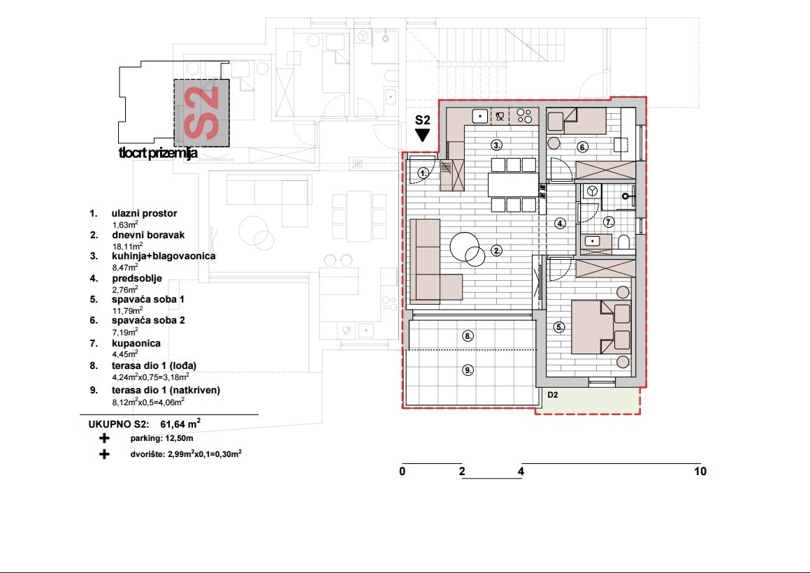 274962 - Wohnung in Primošten