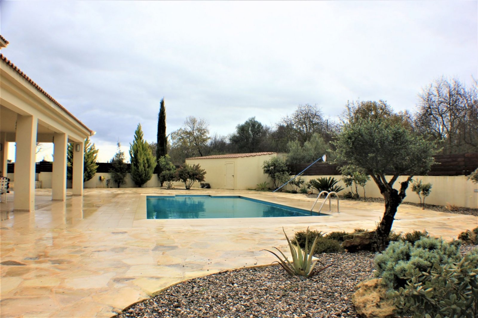 For Sale large private villa in Polemi village of Paphos in a private beautiful green area at the outskirts of the Village.Private big swimming po...