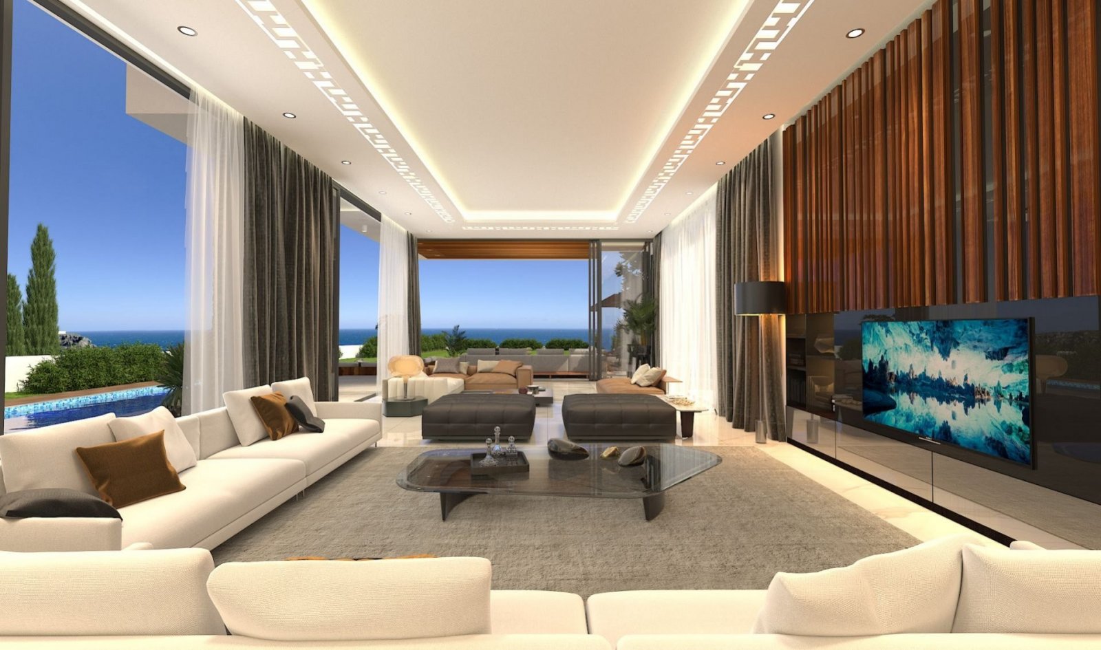 Magnificent, 600m2 ultra-luxurious villa offering excellent investment potential
400 meters from the newly designed Paphos Marina
10 minutes’ drive...