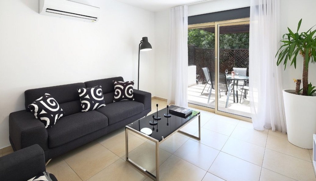 Beautifully finished and modern in style, this two bedroom townhouse features an open plan living/dining area & kitchen separated by the breakfast ...