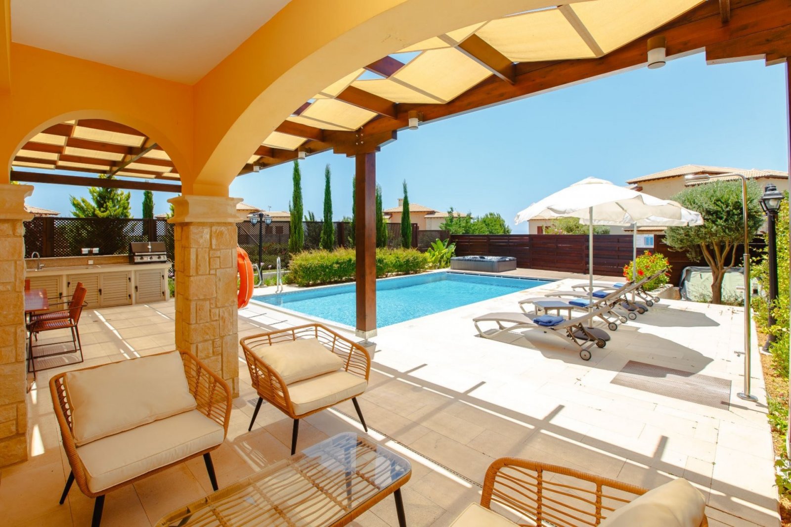 Villa for sale in Aphrodite Hills Koukila in PaphosBeautiful 3 bedroom villa, south-facing site offering fabulous sea views and is just a short str...