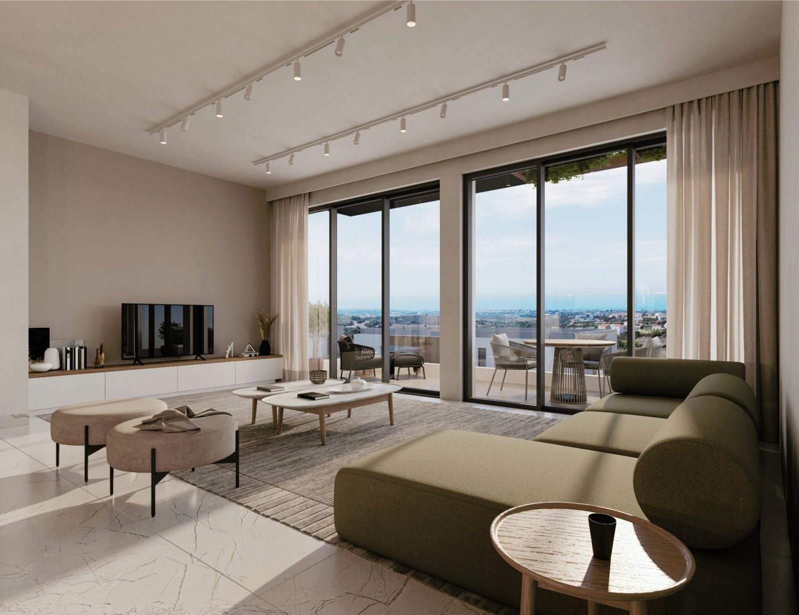 An exclusive and unique project consisting of four bungalows and six 2-storey houses. The natural landscape offers unobstructed views of the Pafos and