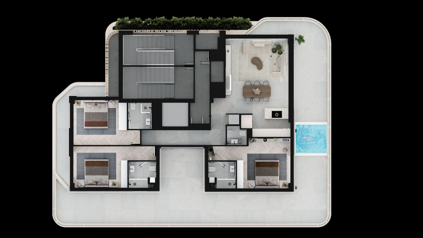 The distinctive residential tower that will take pride of place in the city’s skyline is next to the Beach.This exquisite residential tower stands...