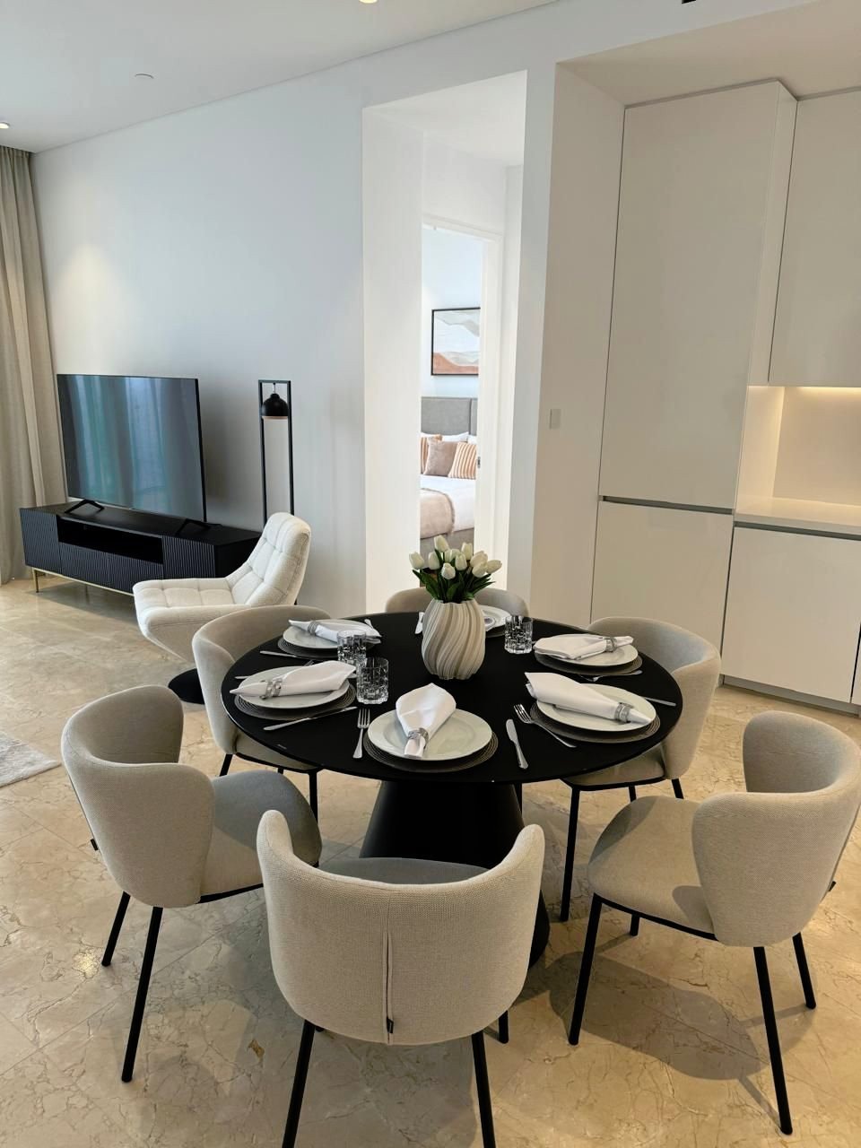 For Sale Under Construction On A New Tower in Kato Paphos a 3 Bedroom Apartment on the 14th Floor in a Luxury waterfront leaving is the new best re...