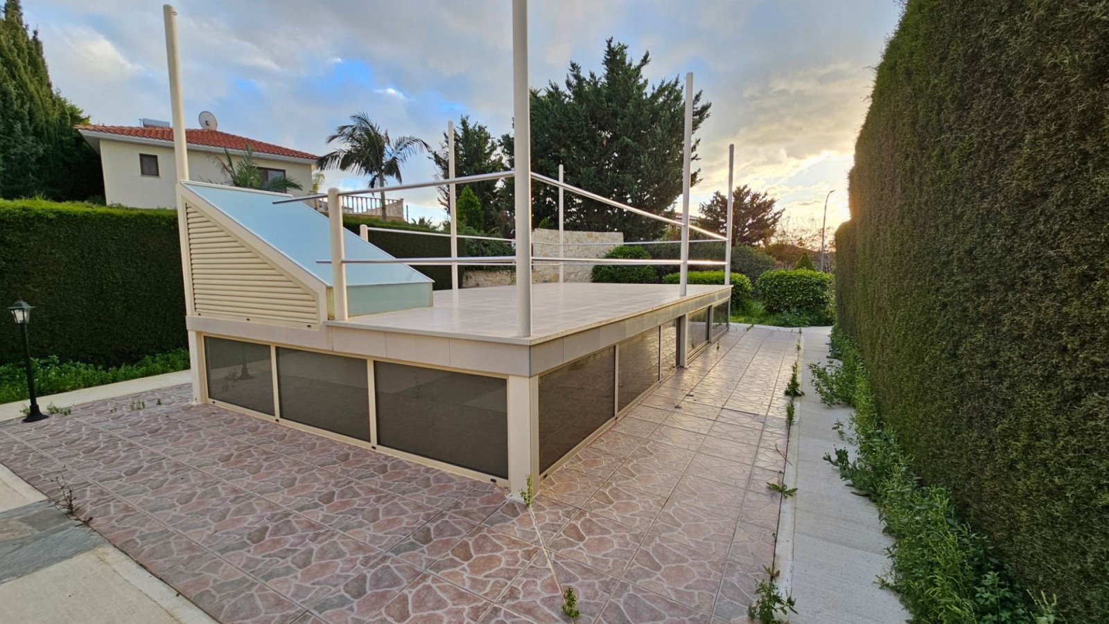 For sale is a charming detached villa set in the desirable area of Pegeia - Agios Georgios. This beautiful property, built in 2005, offers a generous