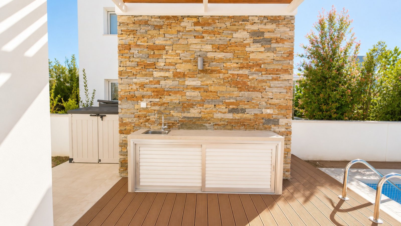 For sale is a modern, detached villa currently under construction in the sought-after area of Geroskipou. This spacious home offers an internal space