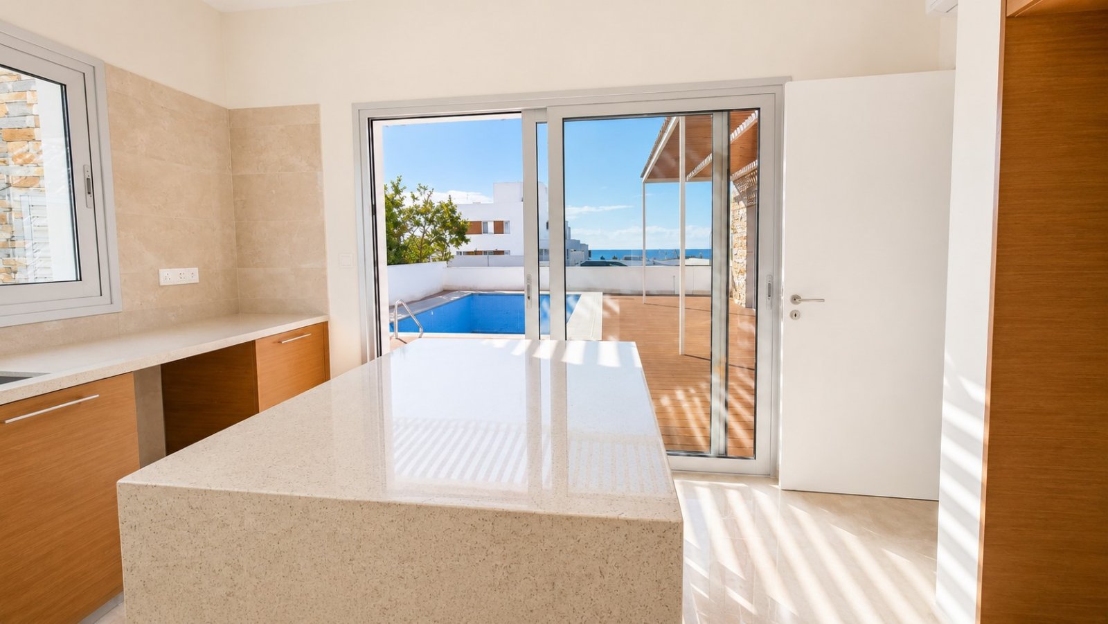 For sale is a modern, detached villa currently under construction in the sought-after area of Geroskipou. This spacious home offers an internal space